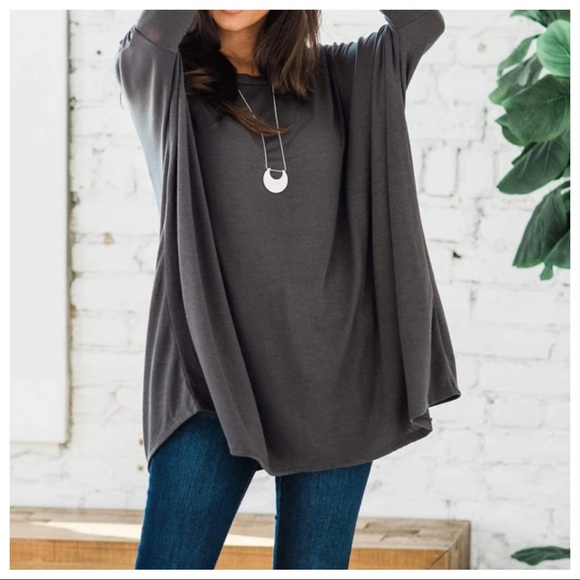 Asuka Poncho Style Knit Cardigan